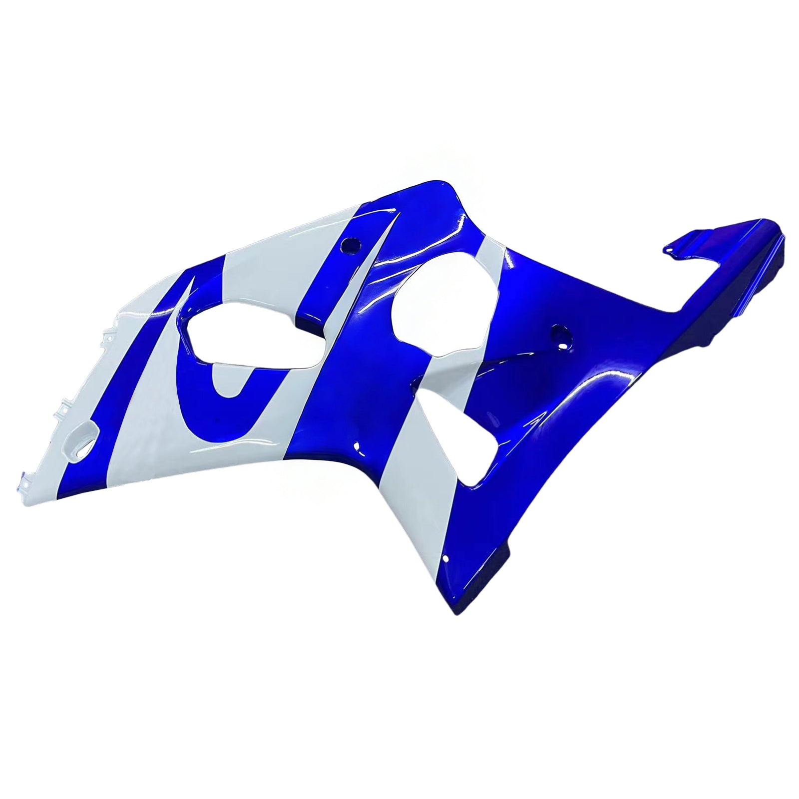 Amotopart 2000-2002 Suzuki GSXR1000 Fairing Blue & White Style3 Kit