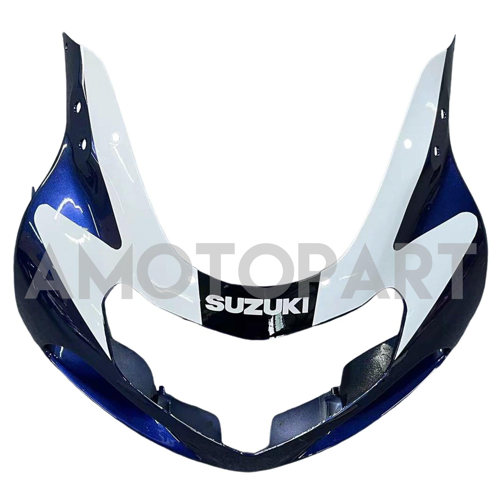 Amotopart 2000-2002 Suzuki GSXR1000 Fairing Blue&White Style3 Kit