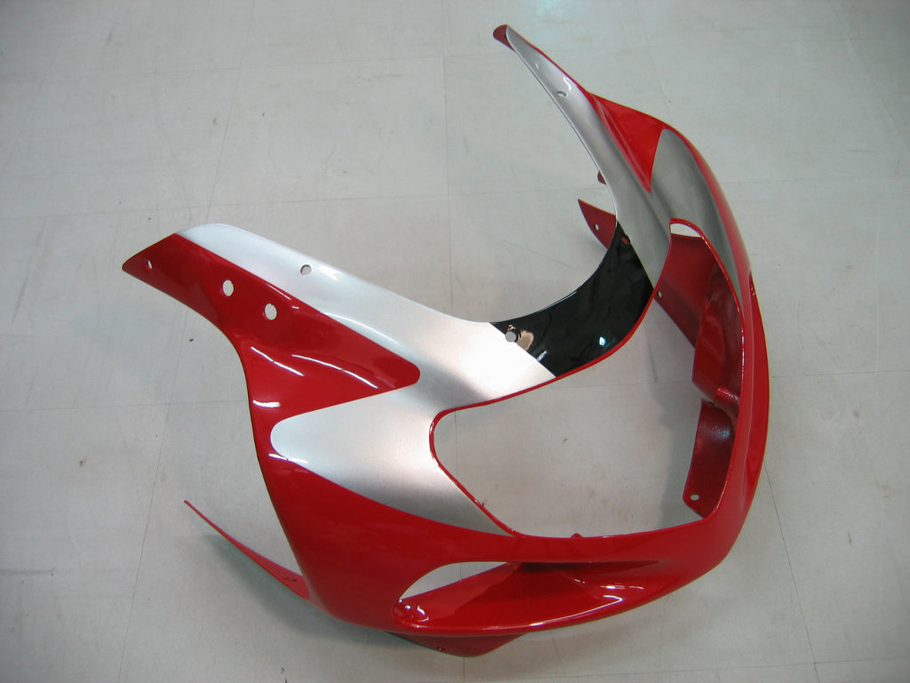 Amotopart 2000-2002 Suzuki GSXR1000 Fairing Red & Sliver Kit
