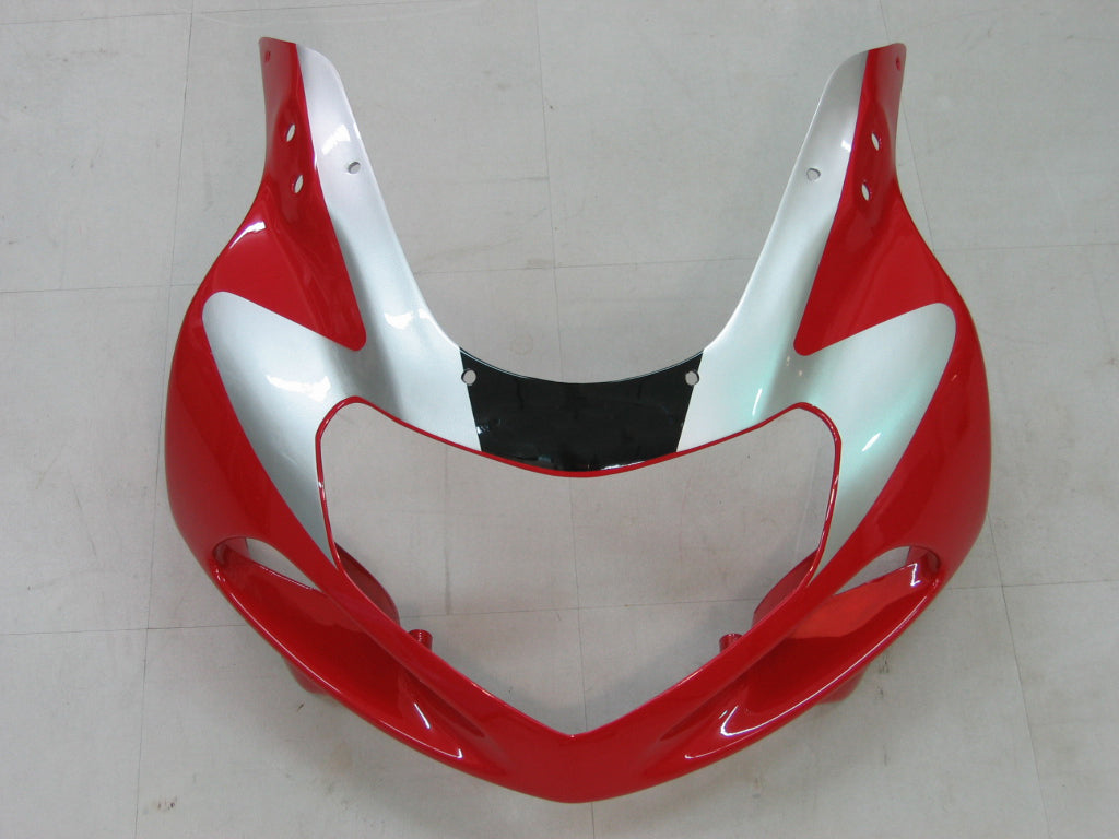 Amotopart 2000-2002 Suzuki GSXR1000 Fairing Red & Sliver Kit