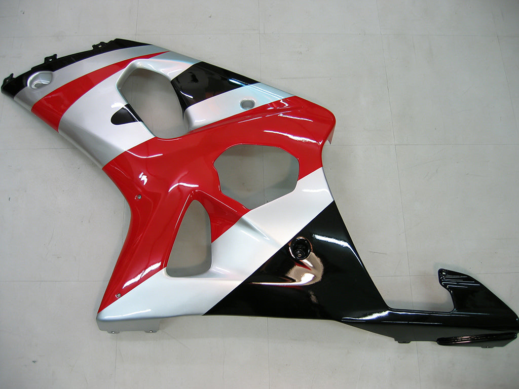 Amotopart 2000-2002 Suzuki GSXR1000 Fairing Red & Sliver Kit