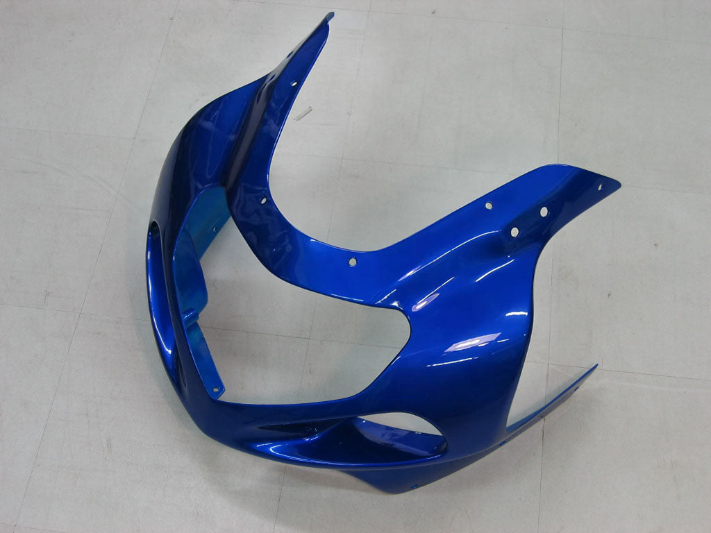 Amotopart 2000-2002 Suzuki GSXR1000 Fairing Blue&White Style2 Kit