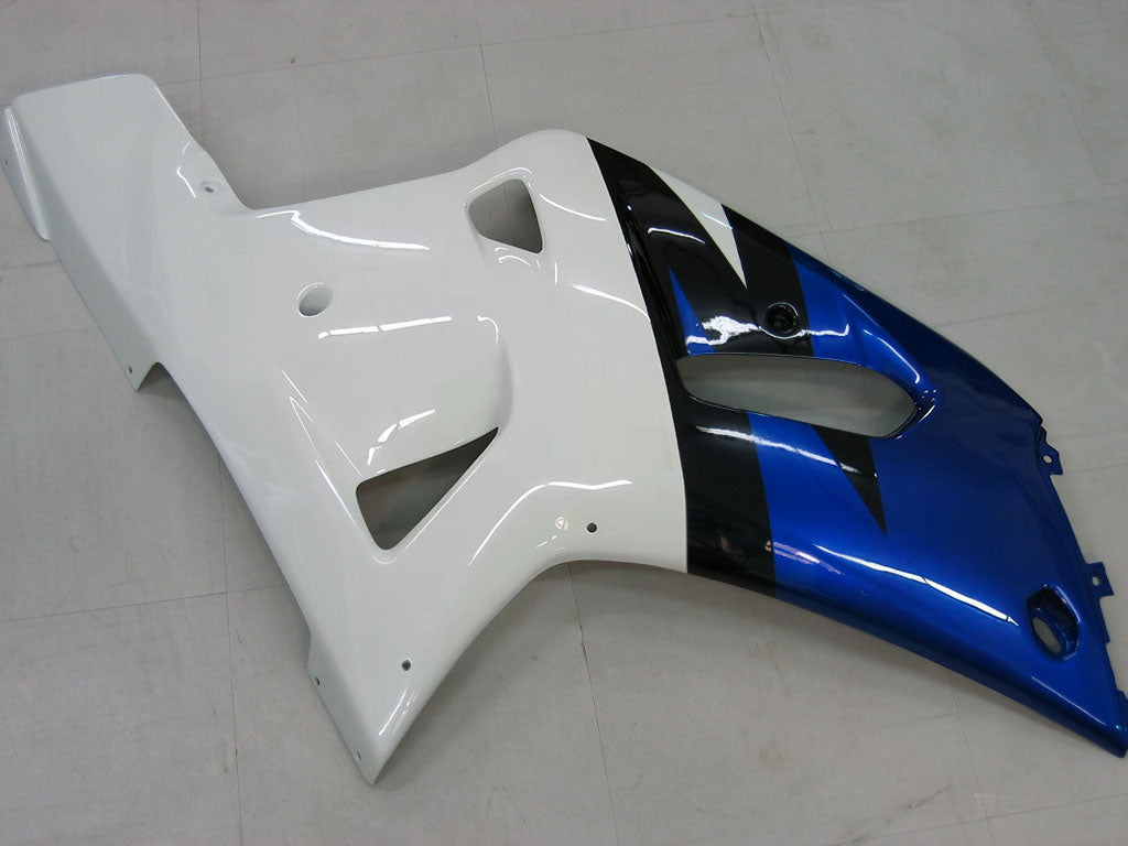 Amotopart 2000-2002 Suzuki GSXR1000 Fairing Blue&White Style2 Kit