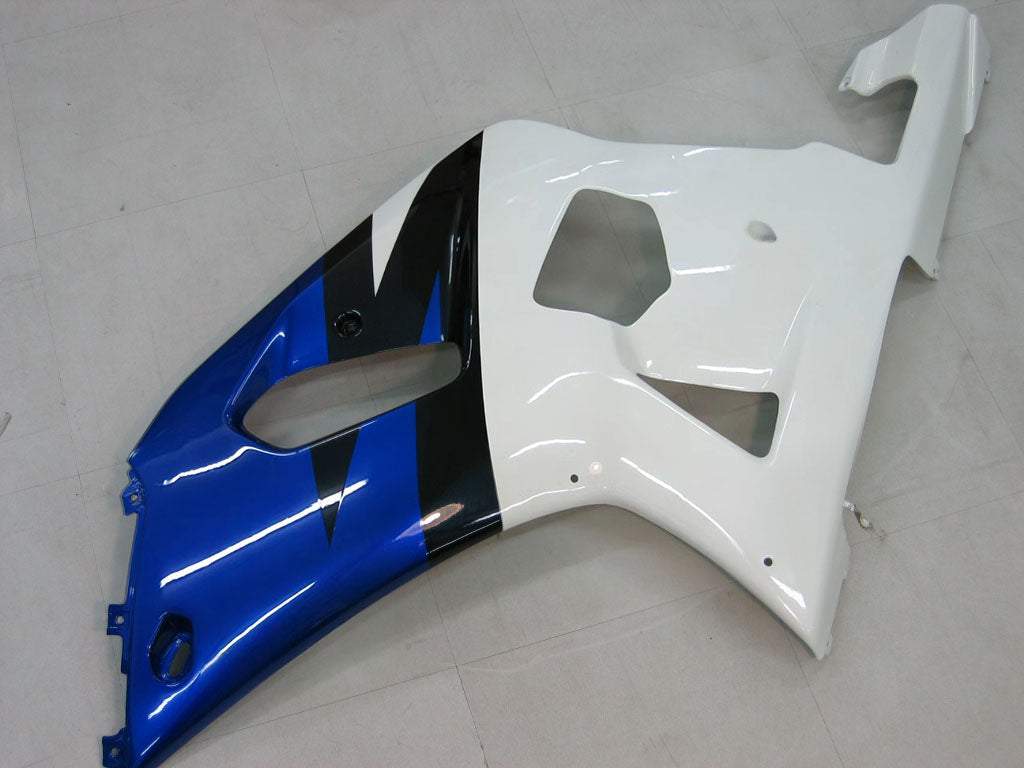 Amotopart 2000-2002 Suzuki GSXR1000 Fairing Blue&White Style2 Kit