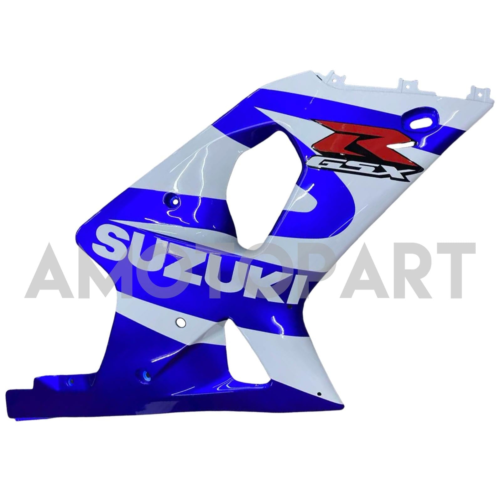 Amotopart 2000-2002 Suzuki GSXR1000 Verkleidung Blau&Weißes Style1-Set