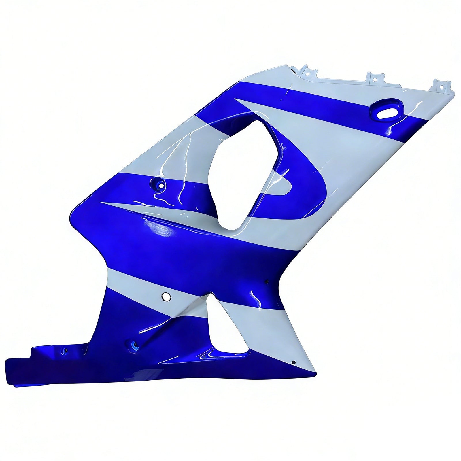 Amotopart 2000-2002 Suzuki GSXR1000 Verkleidung Blau&Weißes Style1-Set