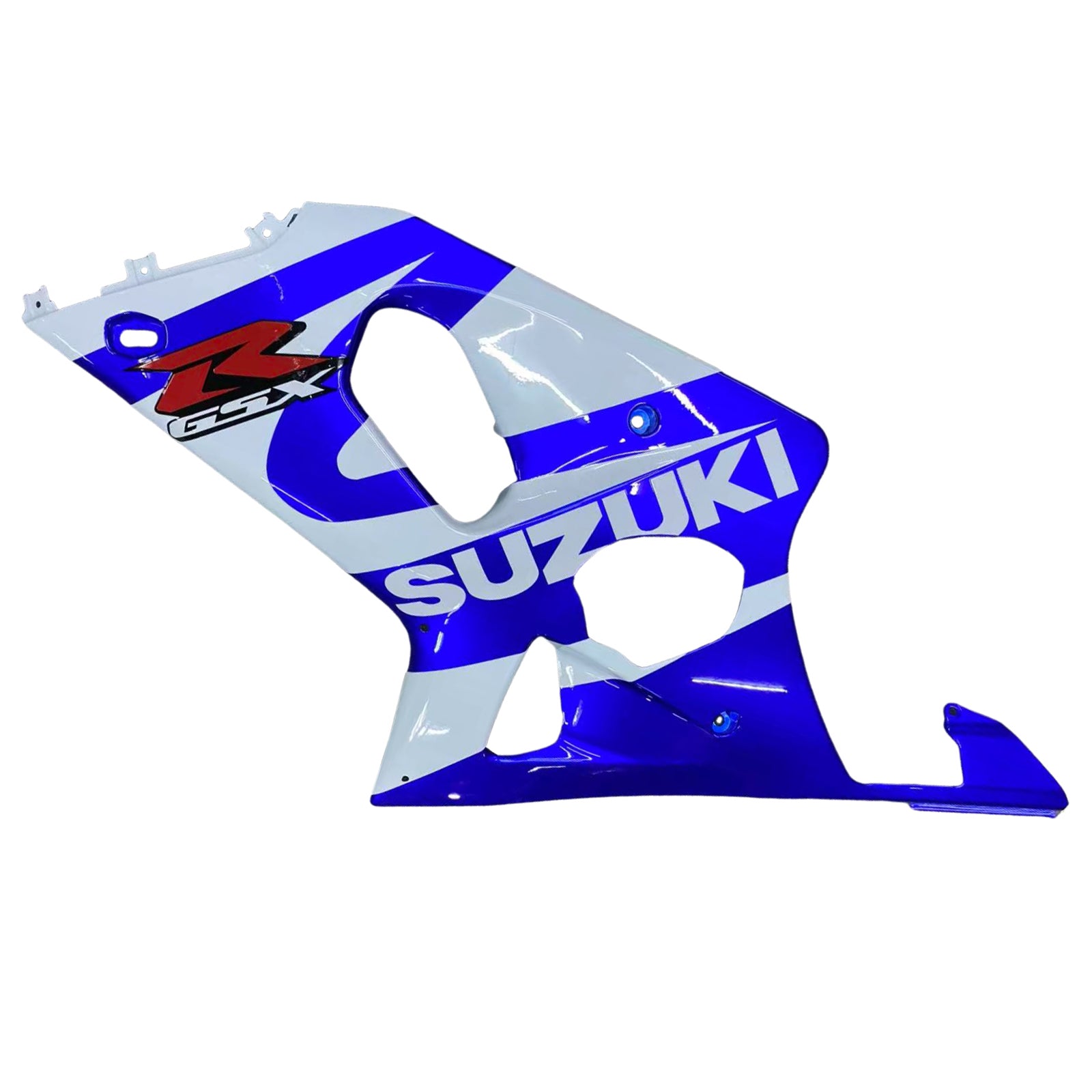 Amotopart 2000–2002 Suzuki GSXR1000 Verkleidung, Blau&Weißes Style1-Kit