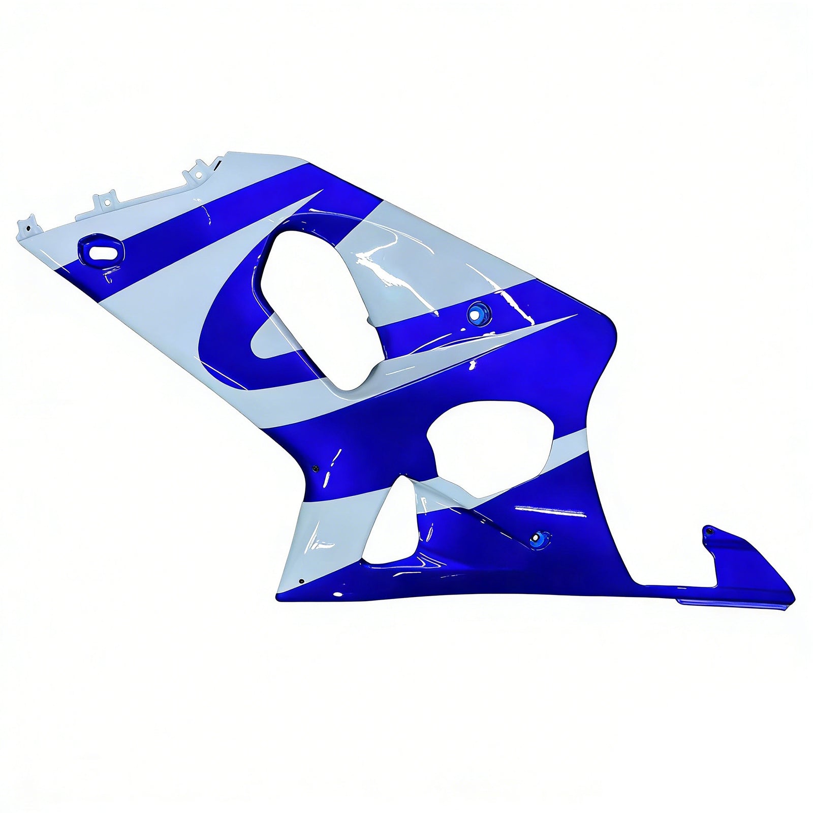 Amotopart 2000-2002 Suzuki GSXR1000 Verkleidung Blau&Weißes Style1-Set