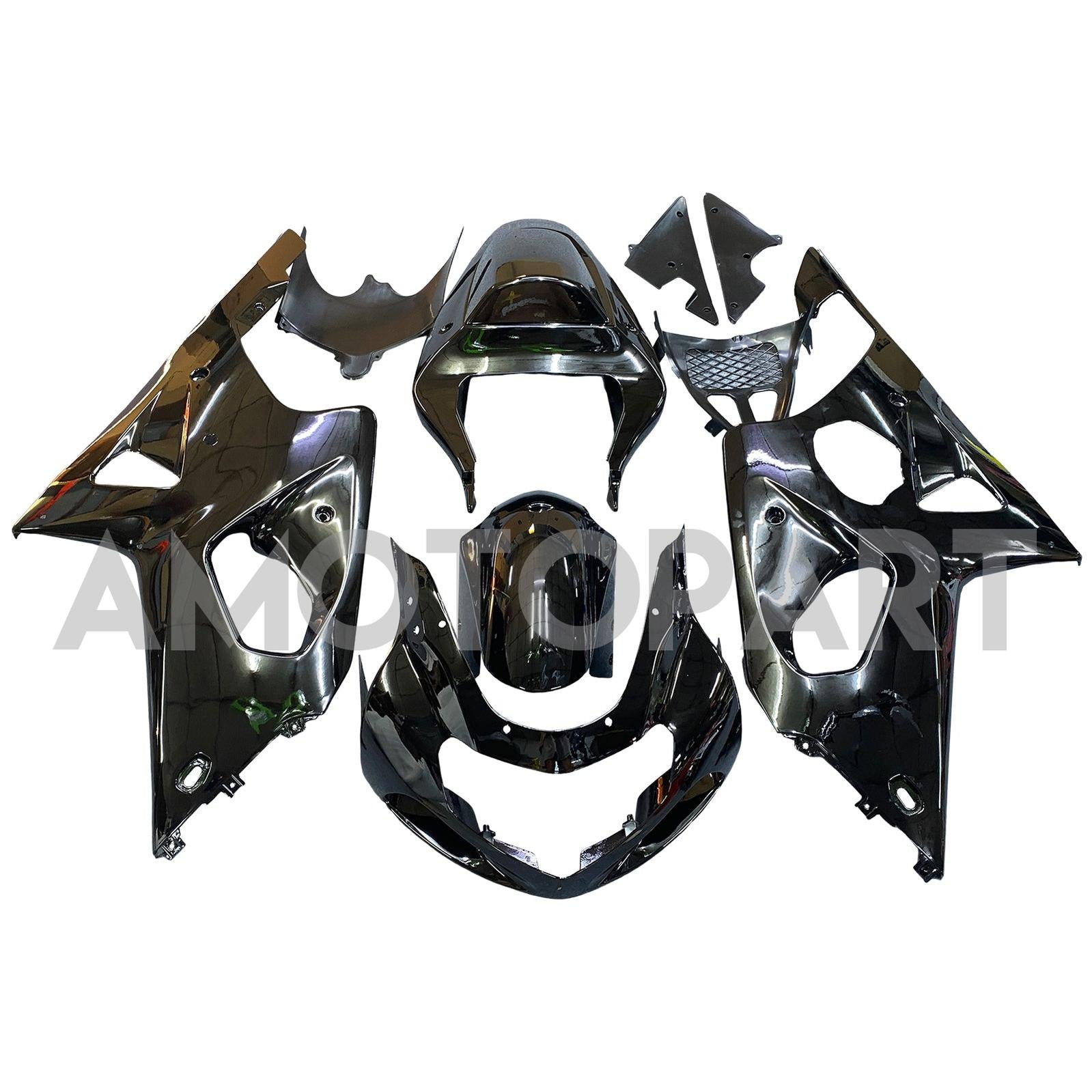 Amotopart Suzuki 2000-2002 GSXR1000 Black Fairing Kit