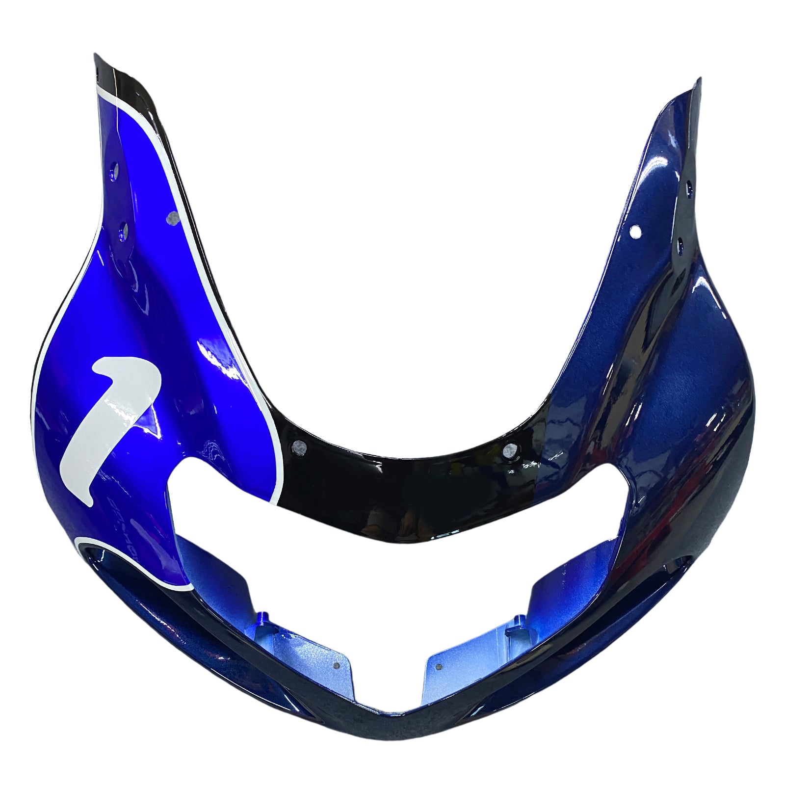 Amotopart Suzuki 2000-2002 GSXR1000 White Blue Fairing Kit