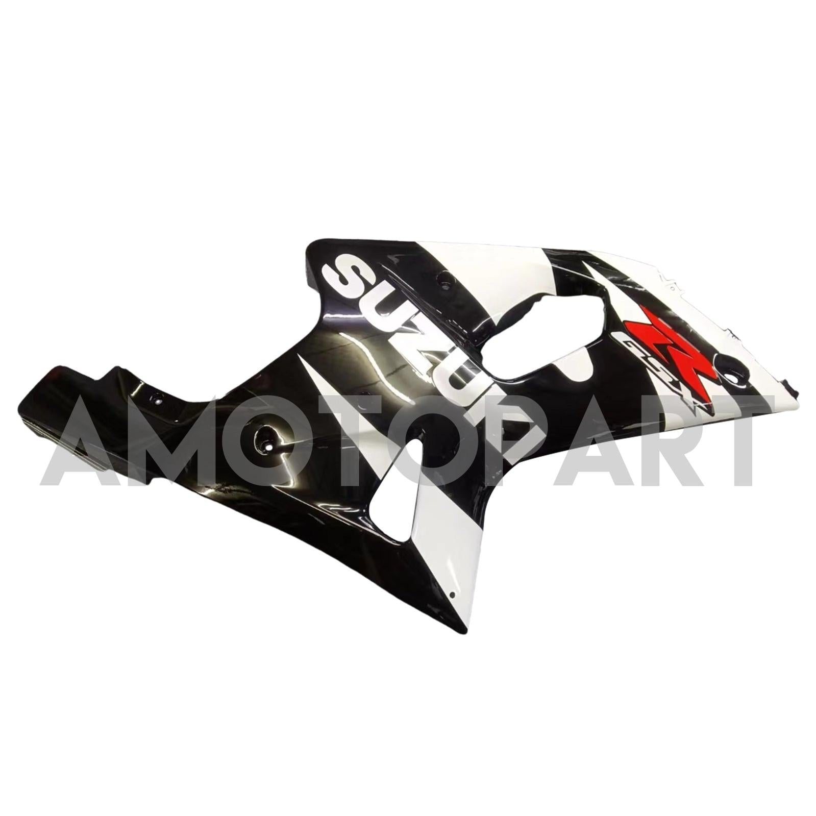Amotopart Suzuki 2000-2002 GSXR1000 White Black Fairing Kit