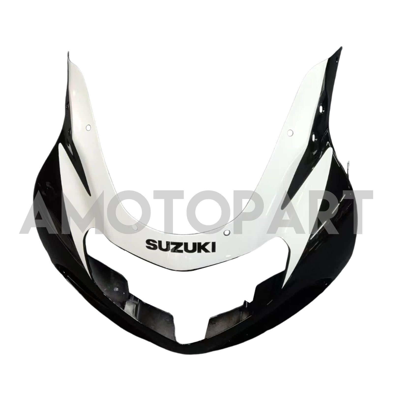 Amotopart Suzuki 2000-2002 GSXR1000 White Black Fairing Kit