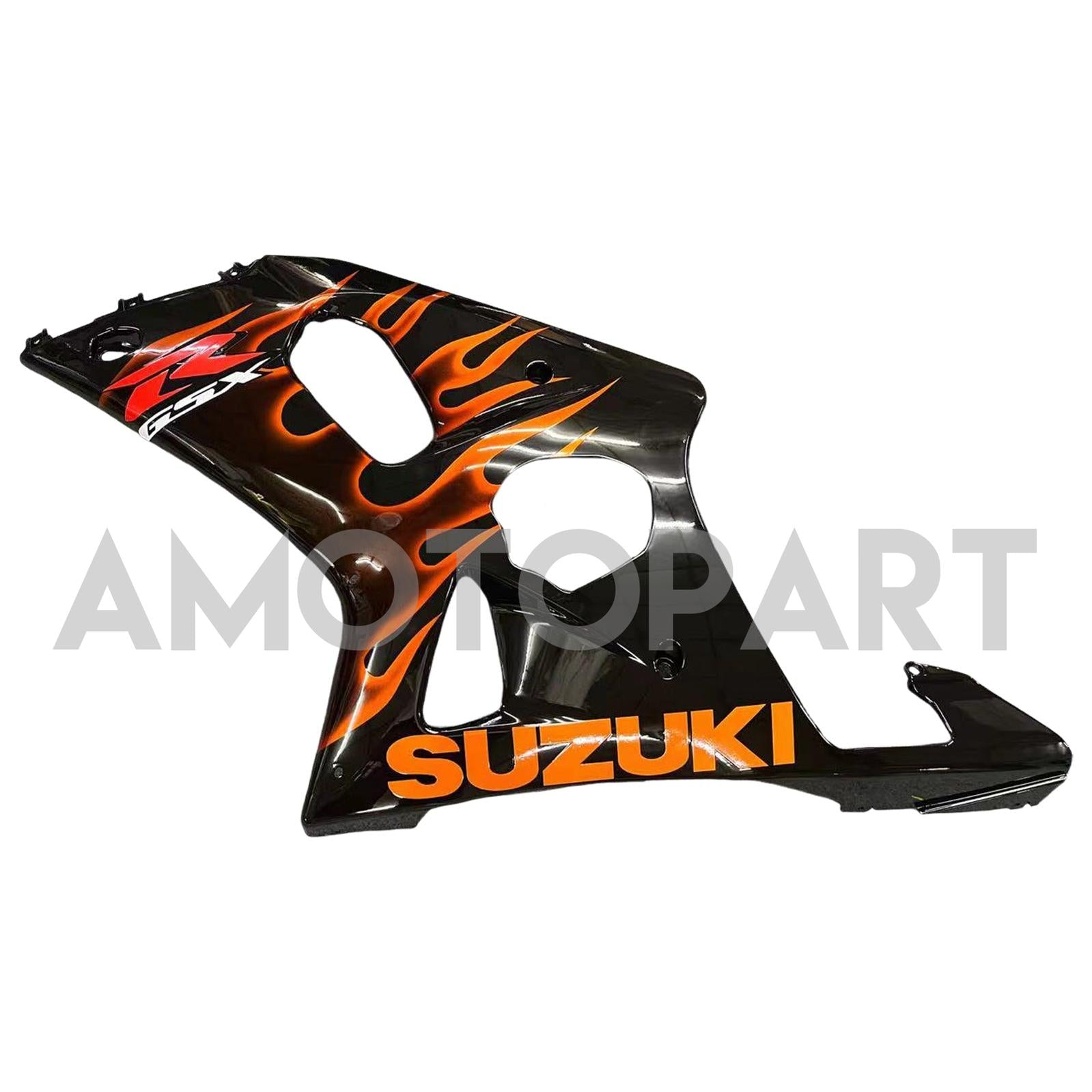 Amotopart Suzuki 2000-2002 GSXR1000 Black Orange Fairing Kit