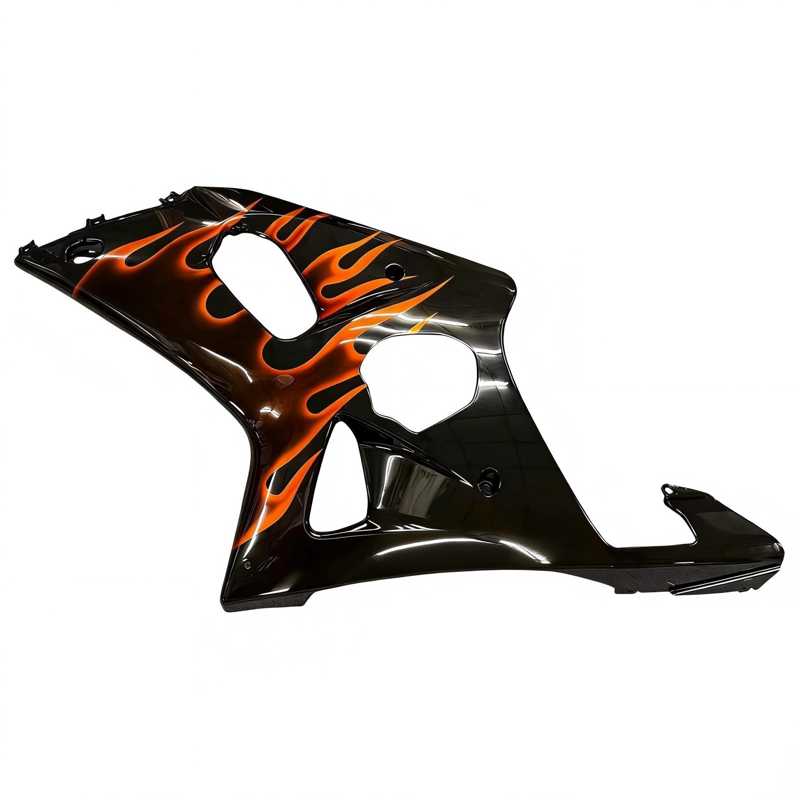 Amotopart Suzuki 2000-2002 GSXR1000 Black Orange Fairing Kit