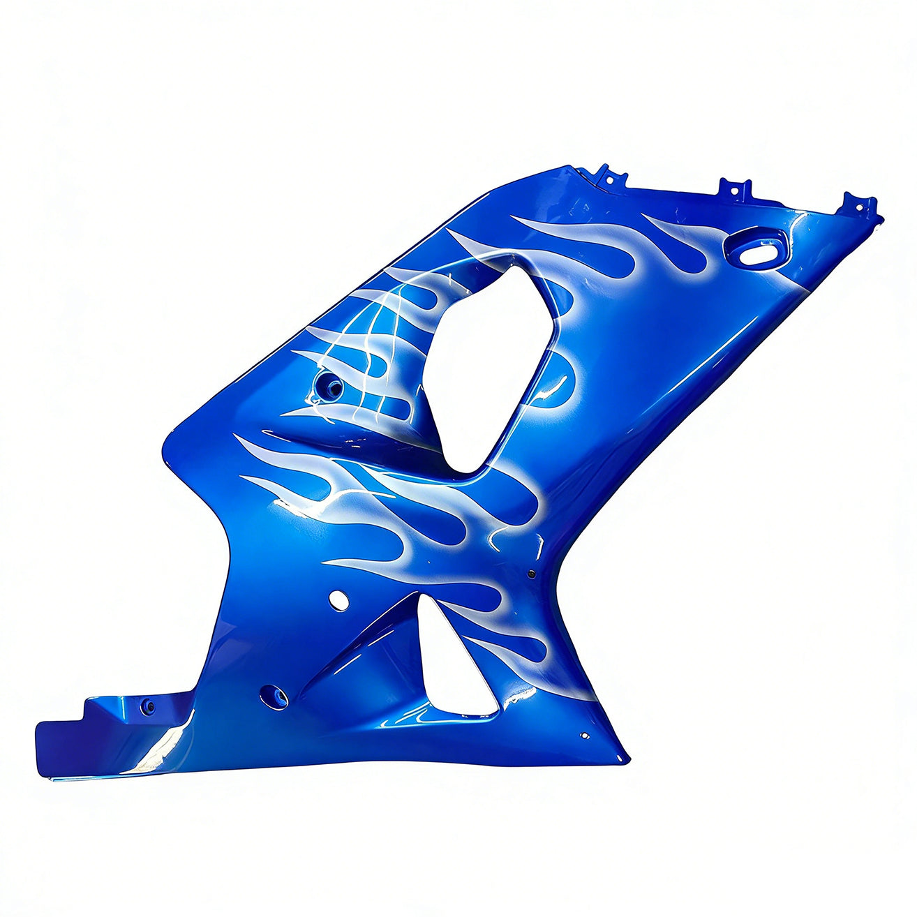 Amotopart 2000-2002 K1 K2 GSXR1000 Suzuki Blue&White Flame Fairing Kit