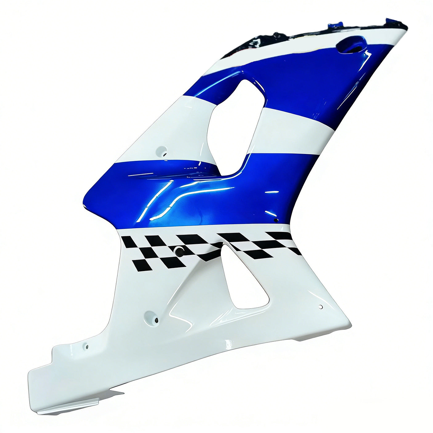 Amotopart 2000-2002 K1 K2 GSXR1000 Suzuki Blue&White Style2 Fairing Kit