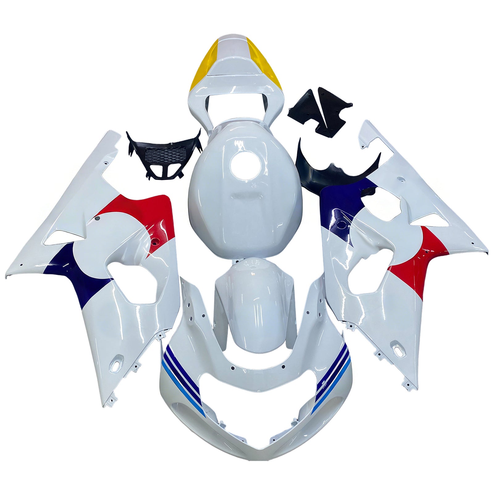 Amotopart 2000-2002 K1 K2 GSXR1000 Suzuki Blue&Red Fairing Kit