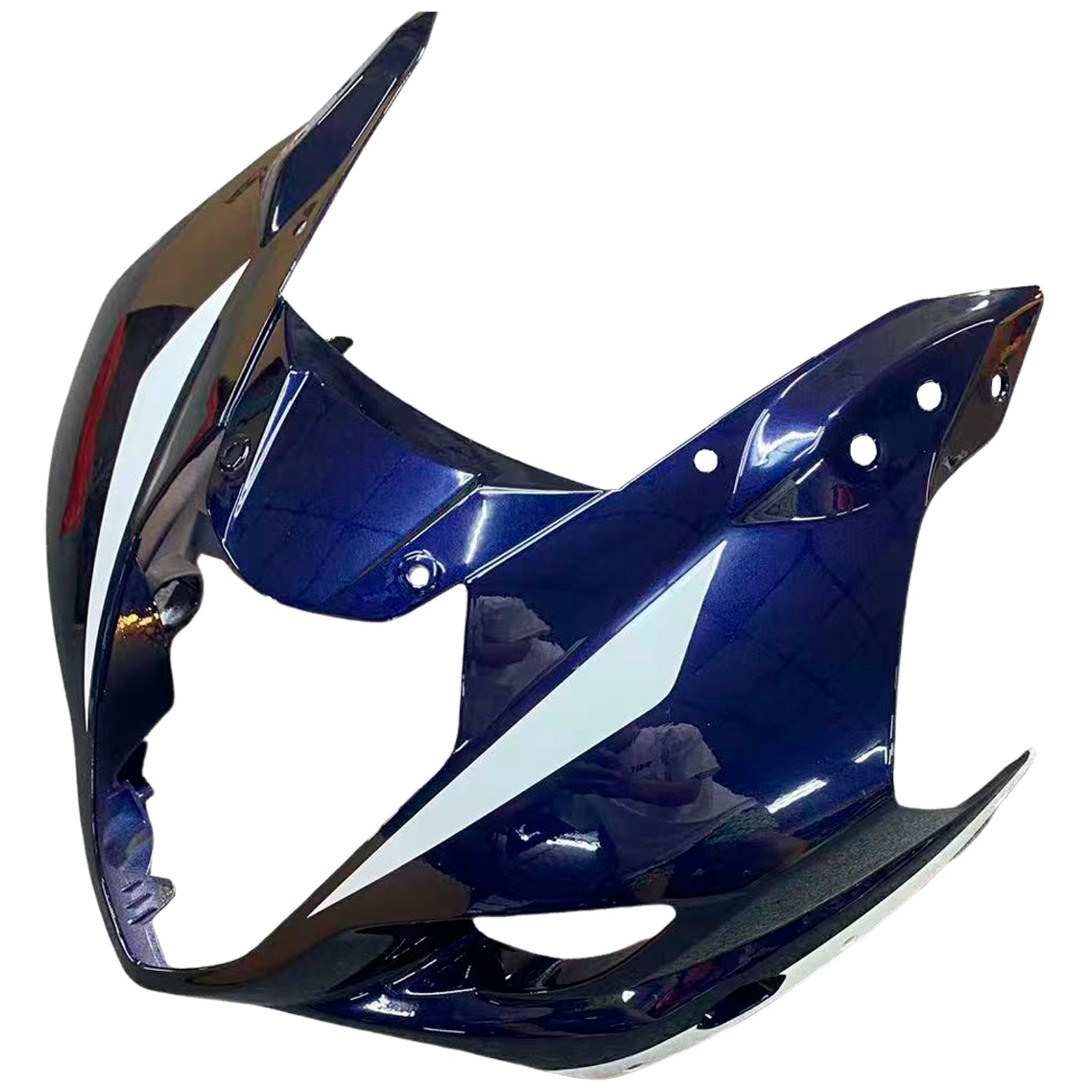 Amotopart 2003-2004 スズキ GSXR1000 フェアリング ホワイト&ダークブルー キット