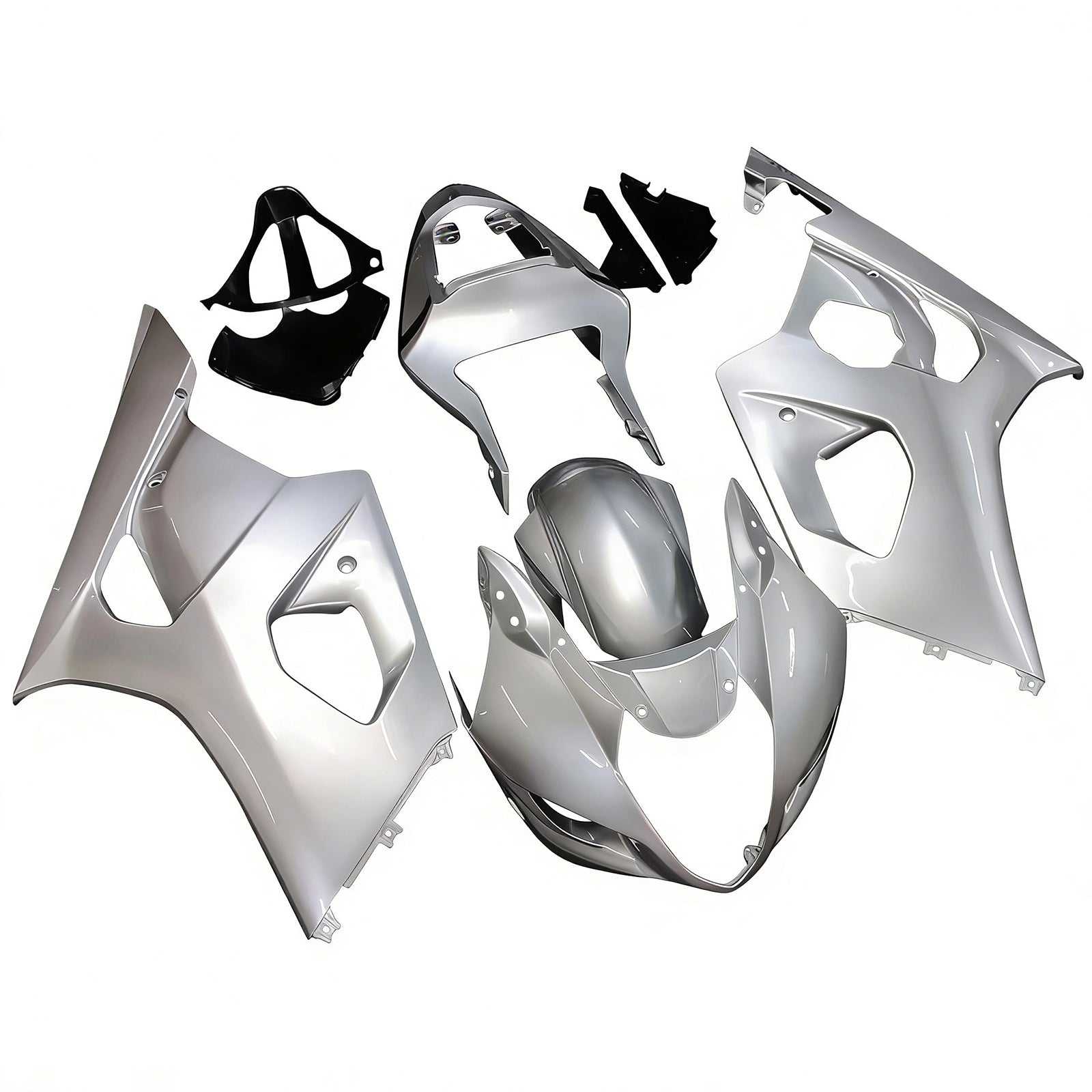 Amotopart 2003-2004 Suzuki GSXR1000 Sliver Fairing Kit