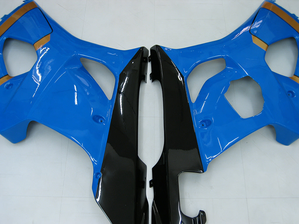 Amotopart 2003-2004 Suzuki GSXR1000 Fairing Multi Blue Kit