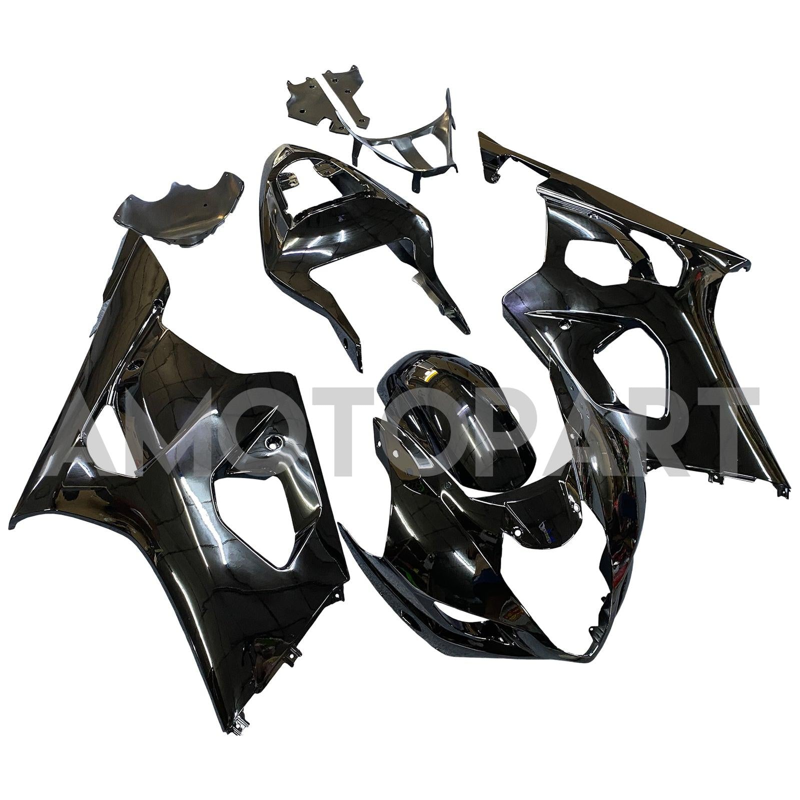Amotopart 2003-2004 Suzuki GSXR1000 Verkleidung G-Black Kit