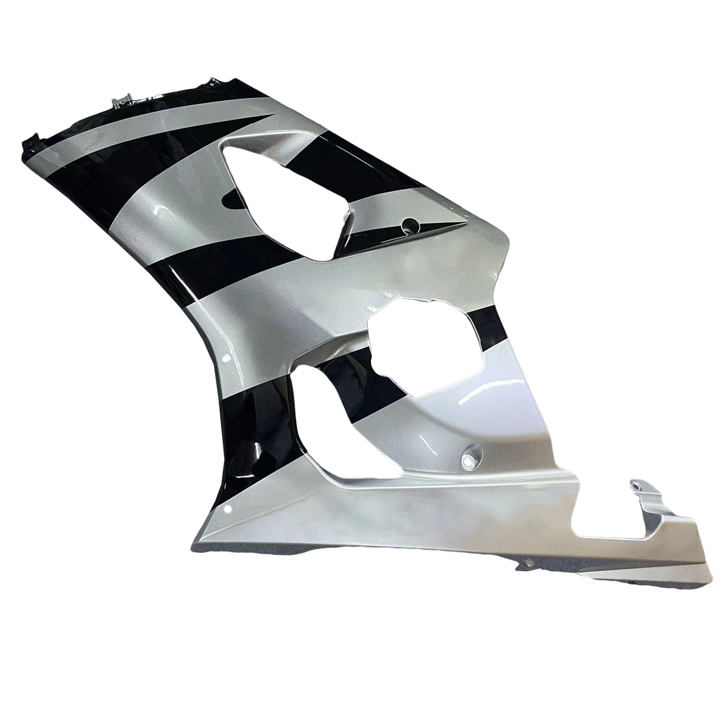 Amotopart 2003-2004 Suzuki GSXR1000 Verkleidung Schwarz&Graues Set