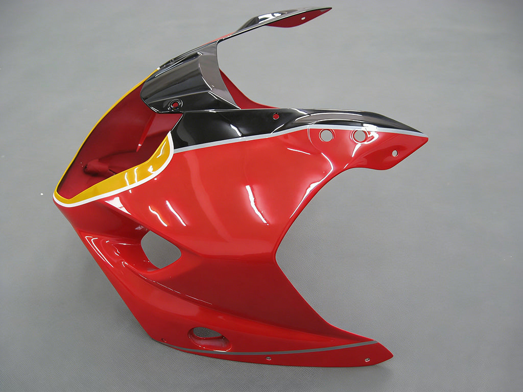Carenagem Amotopart Suzuki GSXR1000 2003-2004 Multi Vermelha&Bfalta Kit