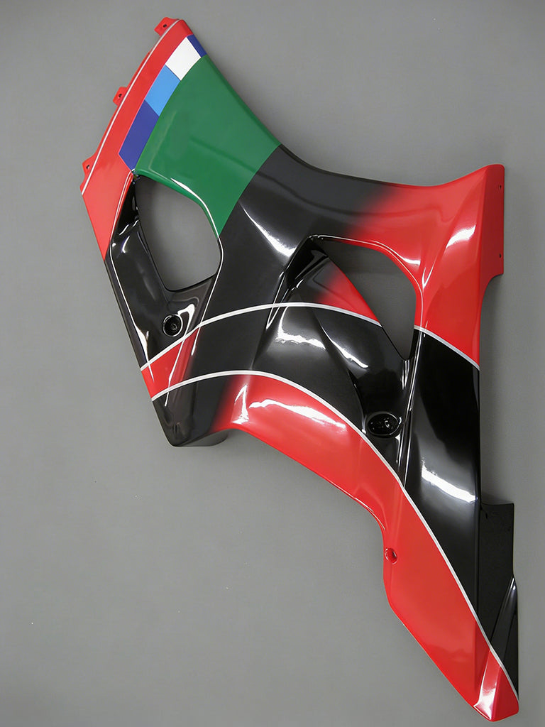 Carenagem Amotopart Suzuki GSXR1000 2003-2004 Multi Vermelha&Bfalta Kit