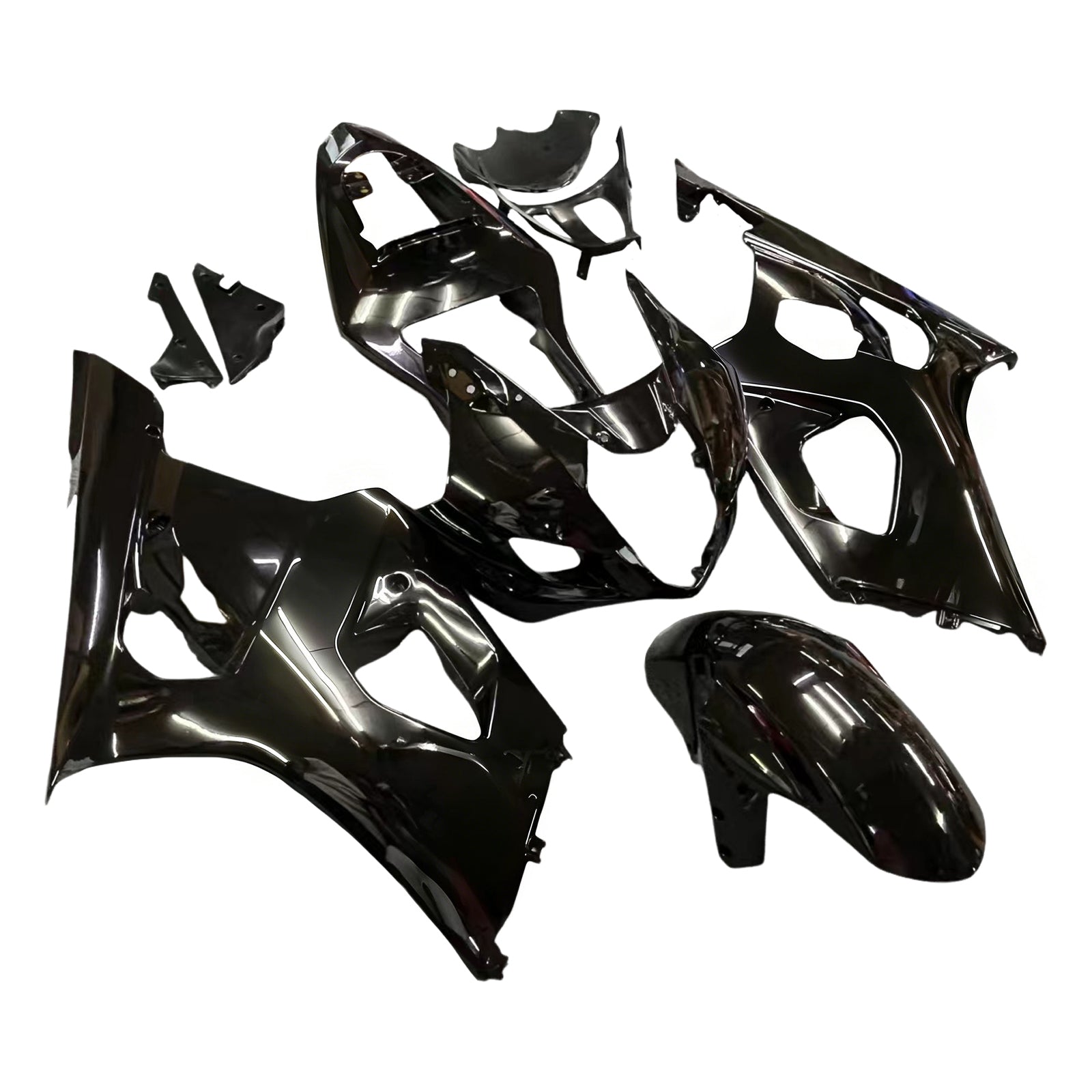 Amotopart 2003-2004 Suzuki GSXR1000 Fairing Black Kit