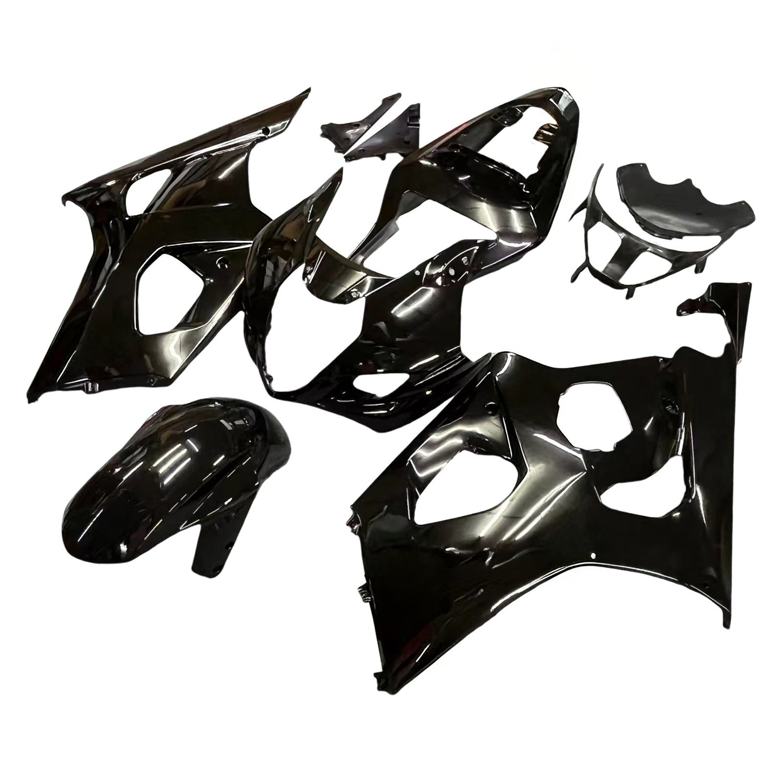 Amotopart 2003-2004 Suzuki GSXR1000 Fairing Black Kit