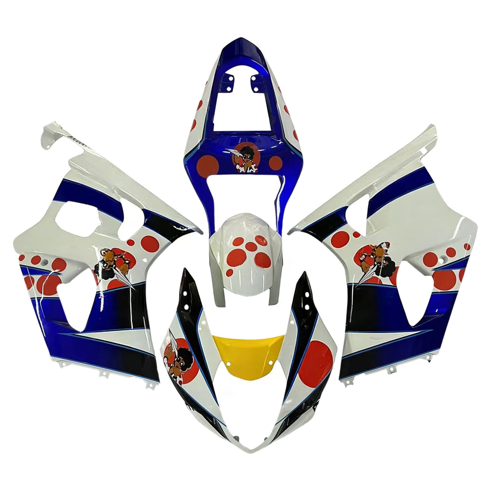 Amotopart 2003-2004 Suzuki GSXR1000 kuip multikit