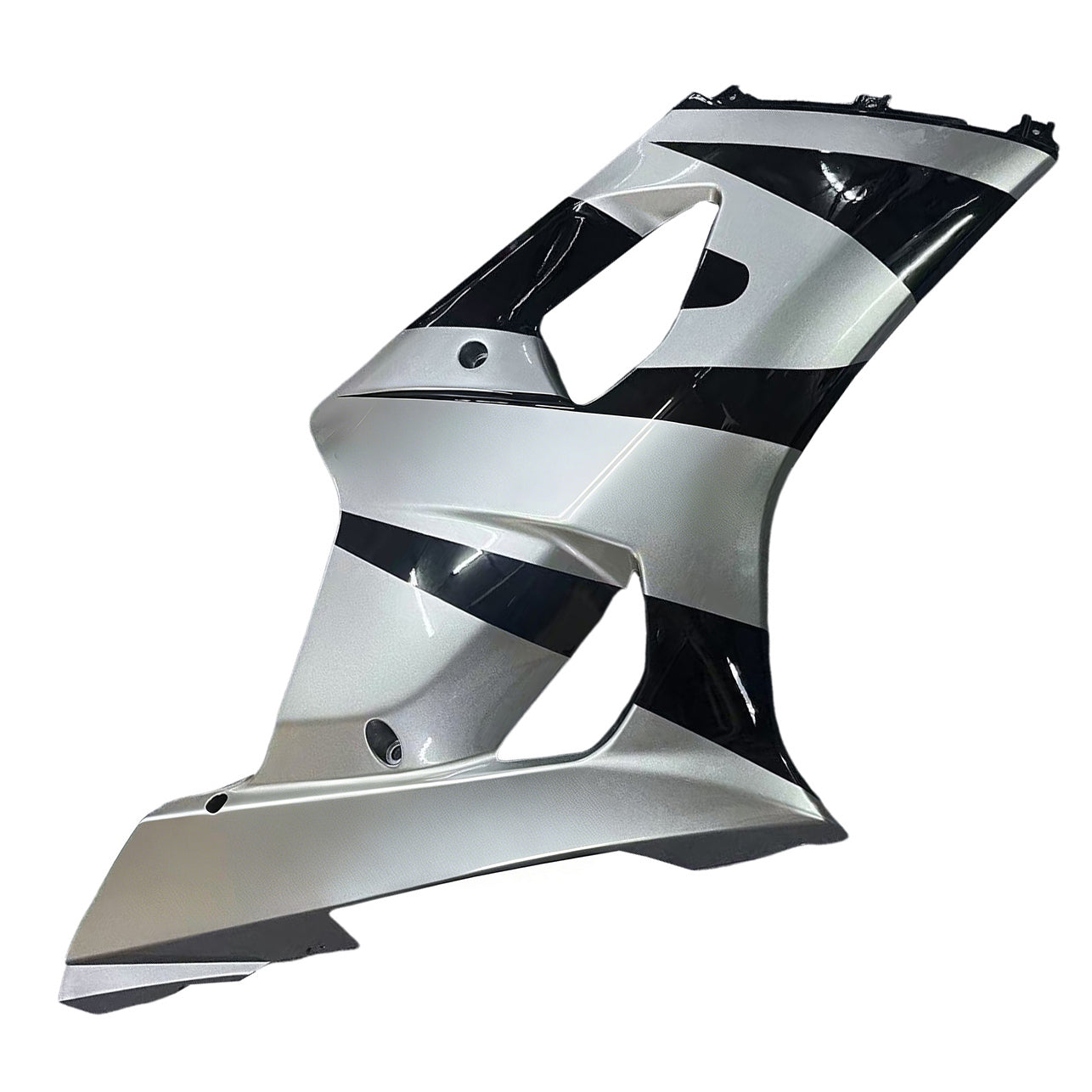 Amotopart Suzuki 2003-2004 GSXR1000 Sliver Black Fairing Kit