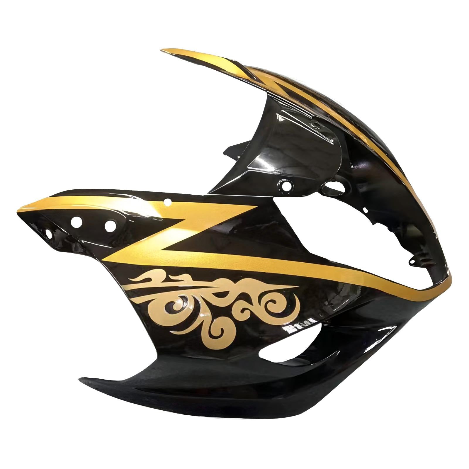 Amotopart Suzuki 2003-2004 Kit de carénage en or noir GSXR1000