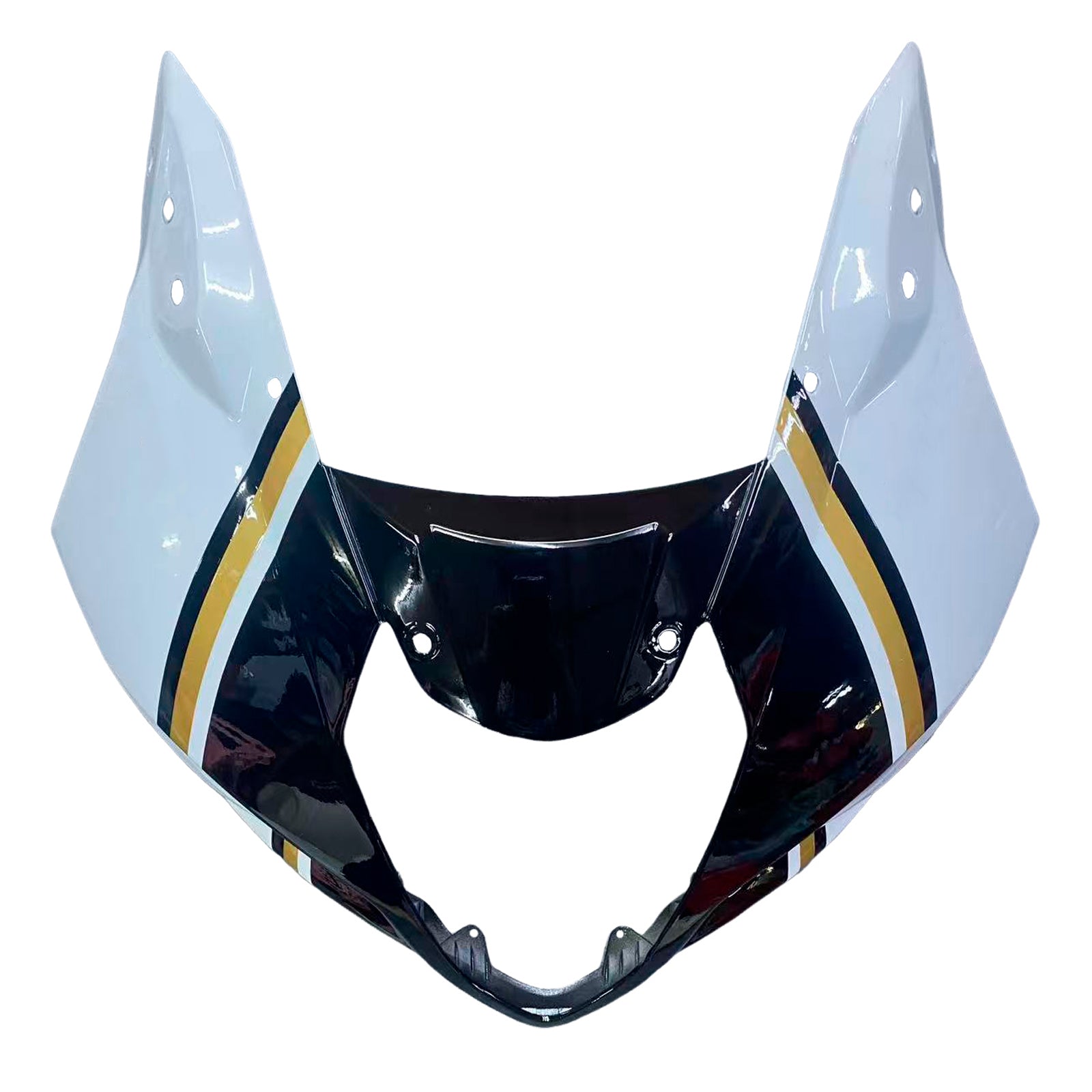 Amotopart Suzuki 2003-2004 GSXR1000 Black White Golden Fairing Kit