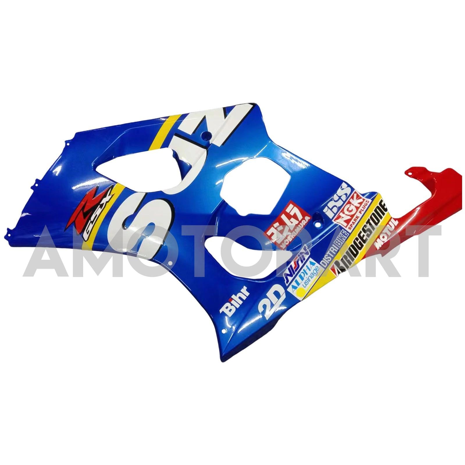 Amotopart 2003-2004 K3 Suzuki GSXR1000 Blue&Yellow Fairing Kit