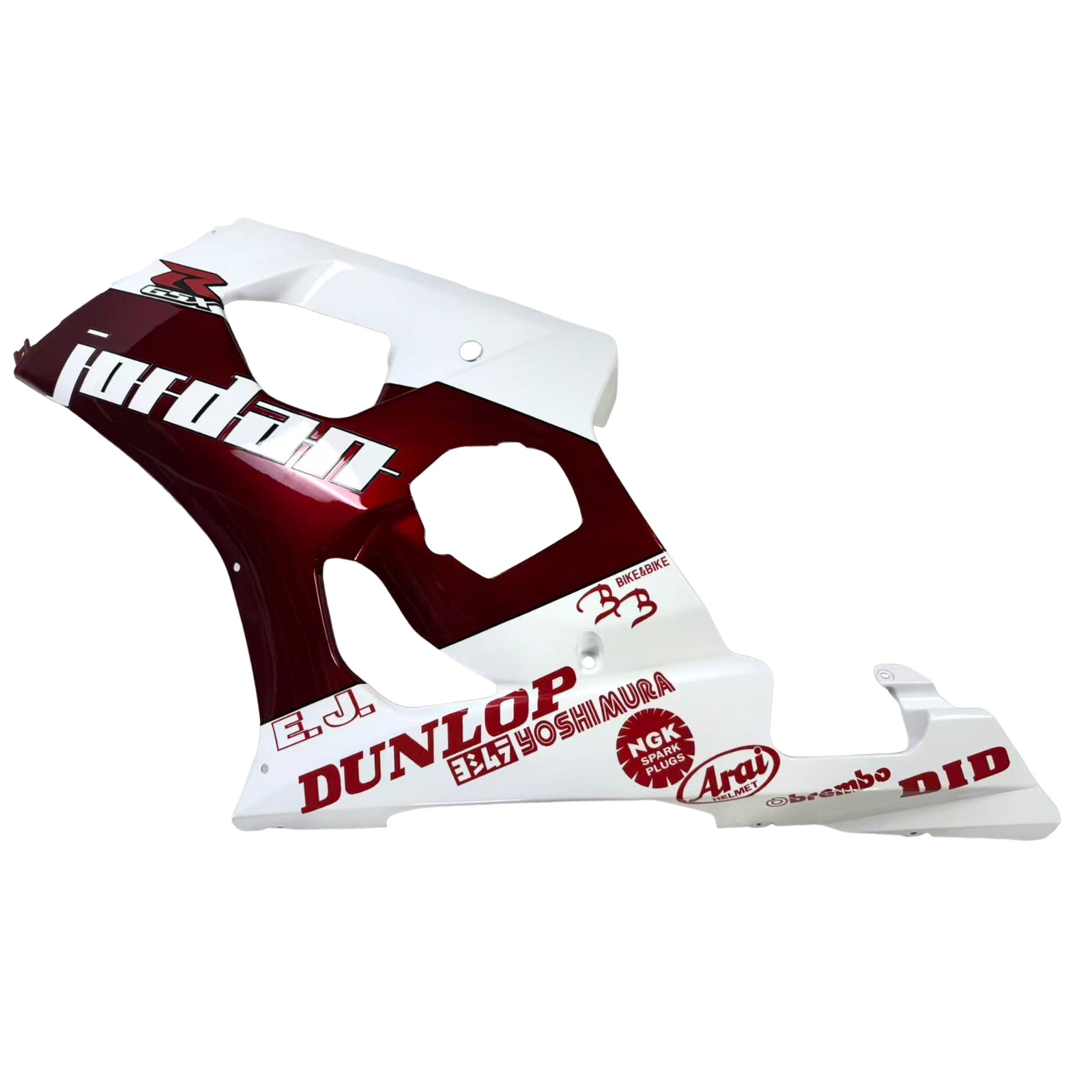 Amotopart 2003-2004 K3 GSXR1000 Suzuki Gloss Red&White Fairing Kit