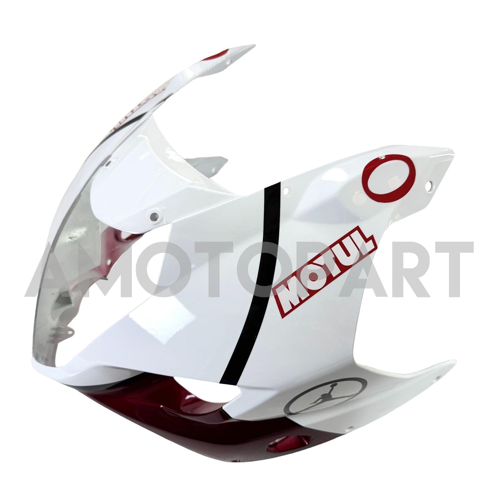 Amotopart 2003-2004 K3 GSXR1000 Suzuki Gloss Red&White Fairing Kit