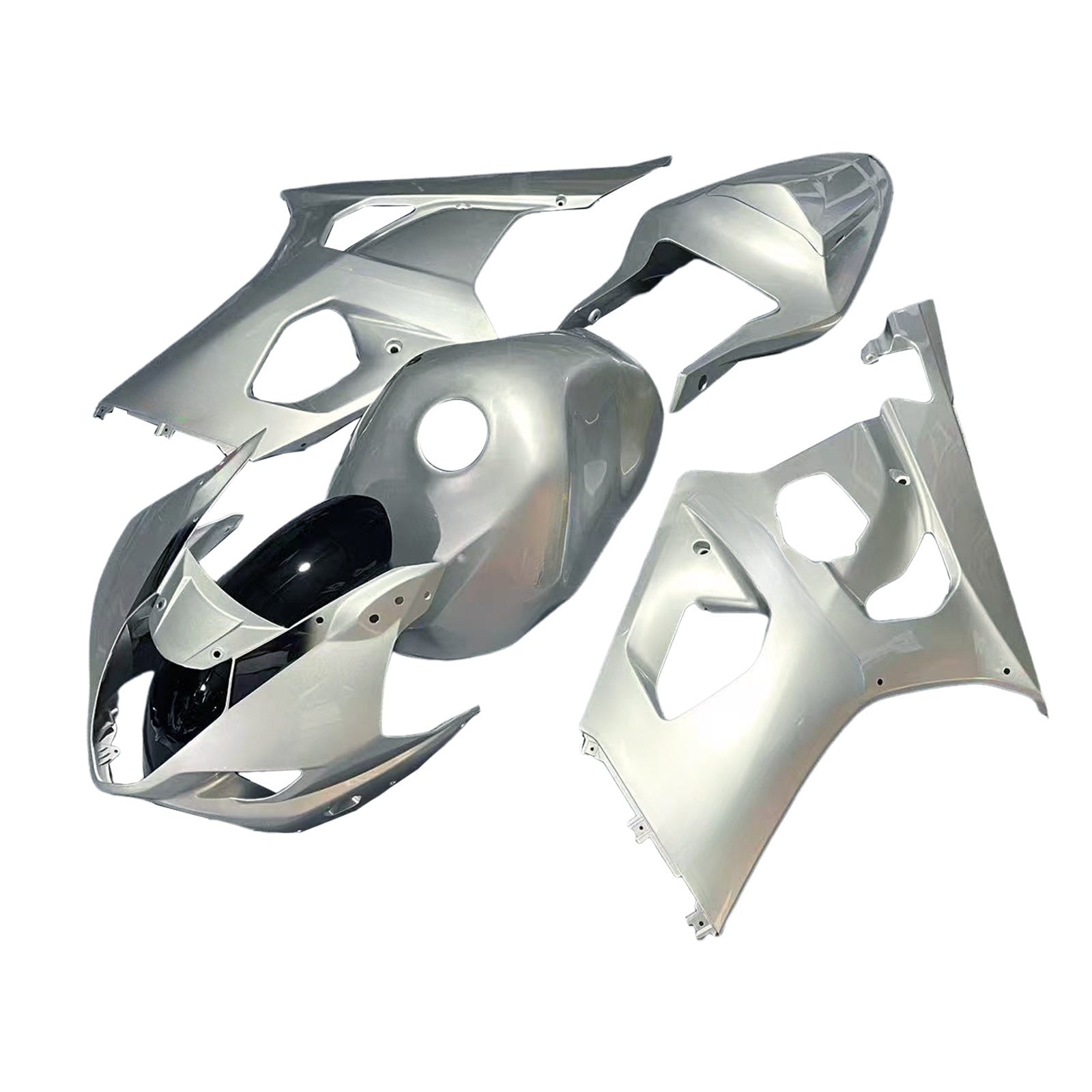 Amotopart 2003-2004 K3 GSXR1000 Suzuki Gray Fairing Zestaw