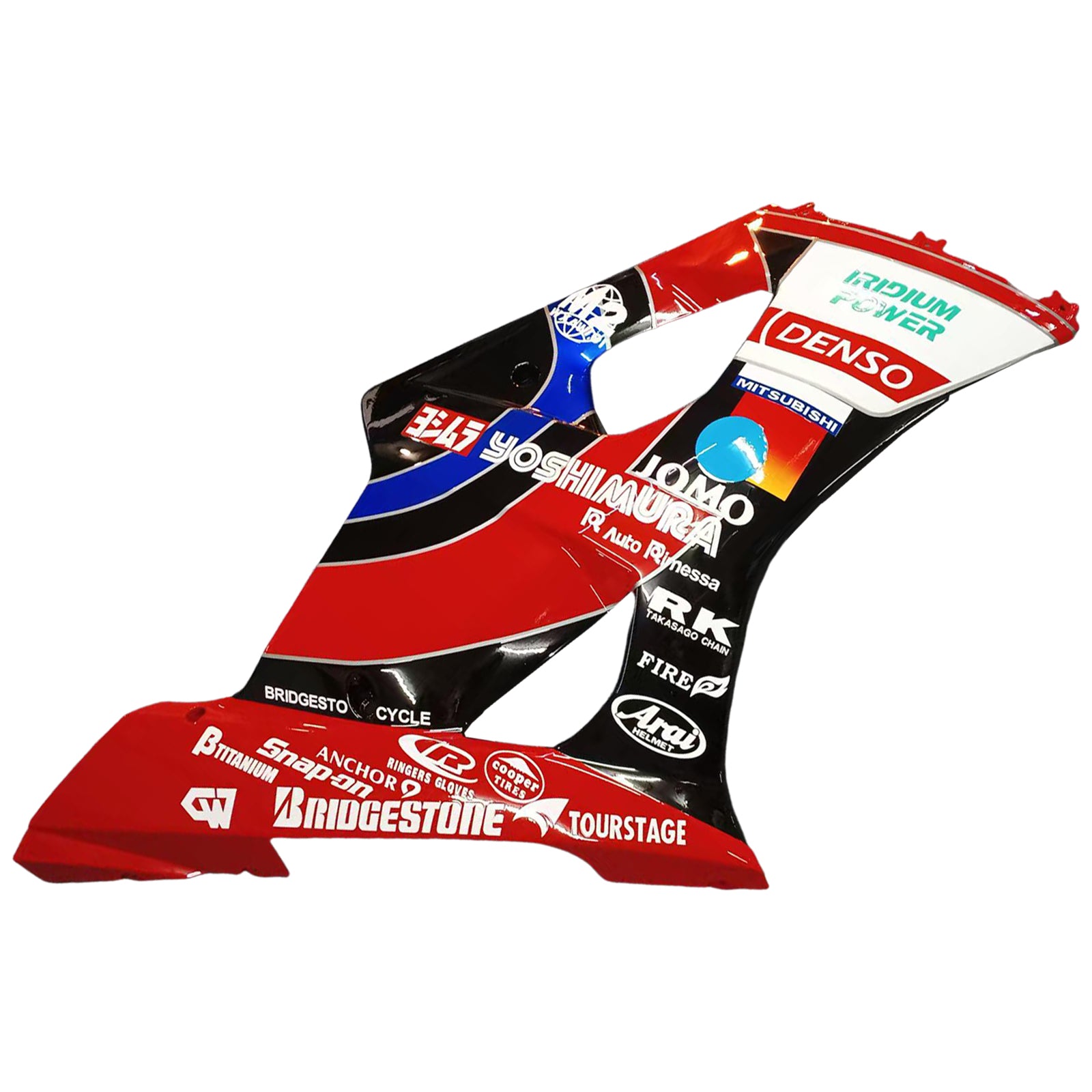 Amotopart 2003-2004 K3 GSXR1000 Suzuki Red & Black z zestawem do owiewki logo