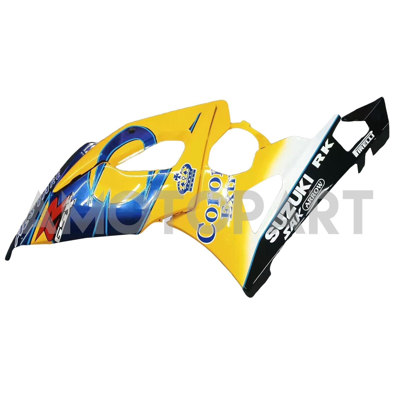 Amotopart 2005-2006 Suzuki GSXR1000 Yellow&Blue Fairing Kit