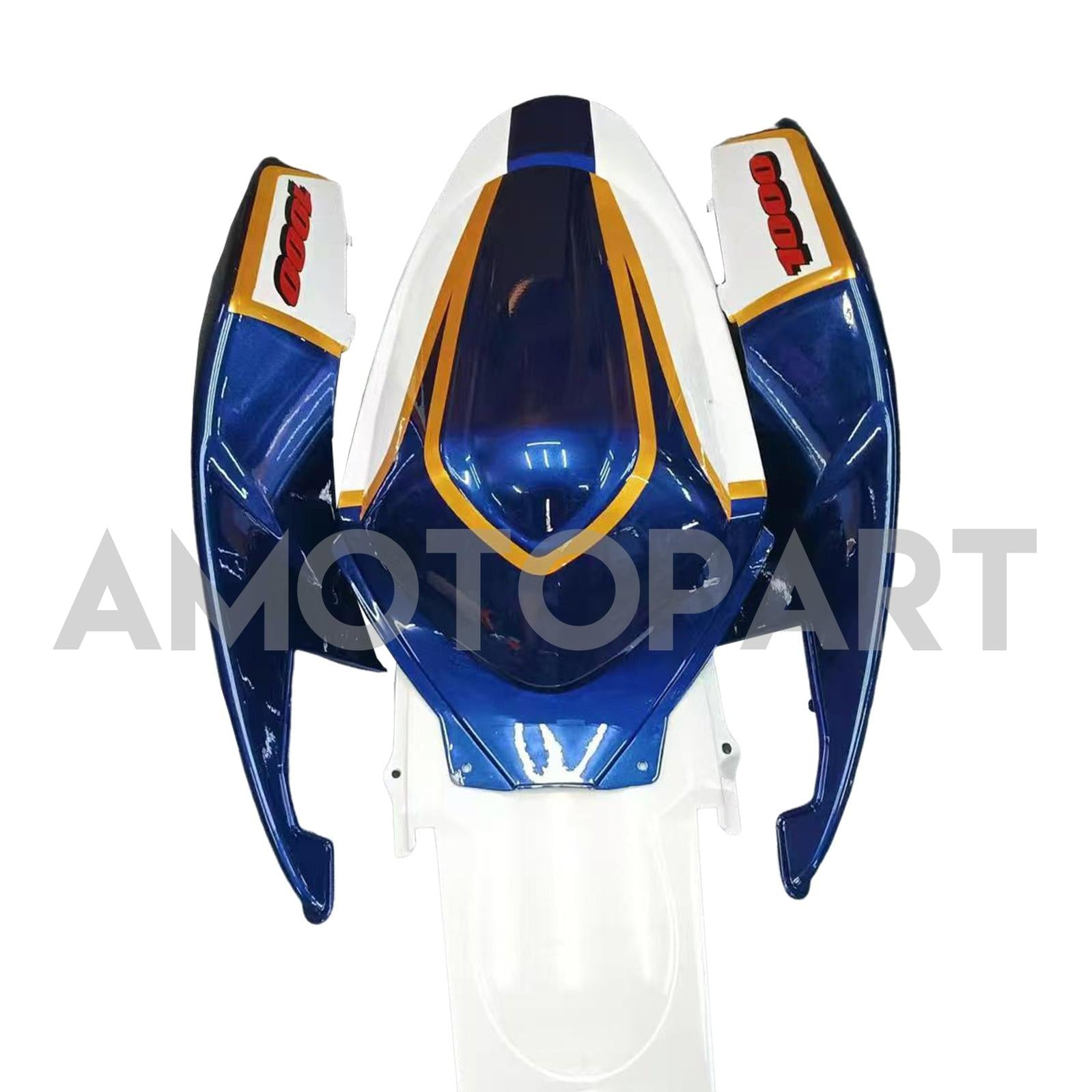 Amotopart 2005-2006 Suzuki GSXR1000 Yellow&Blue Fairing Kit