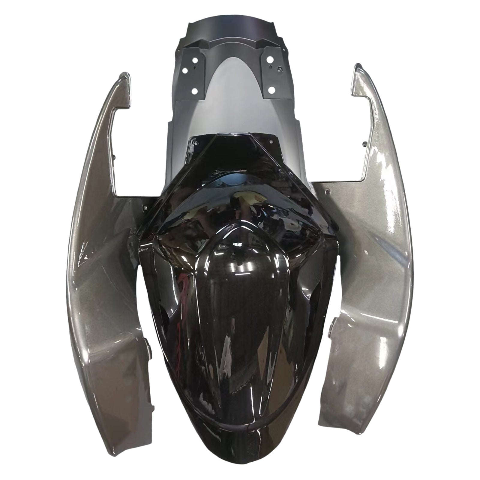 Amotopart 2005–2006 Suzuki GSXR 1000 Grau&Schwarzes Verkleidungsset