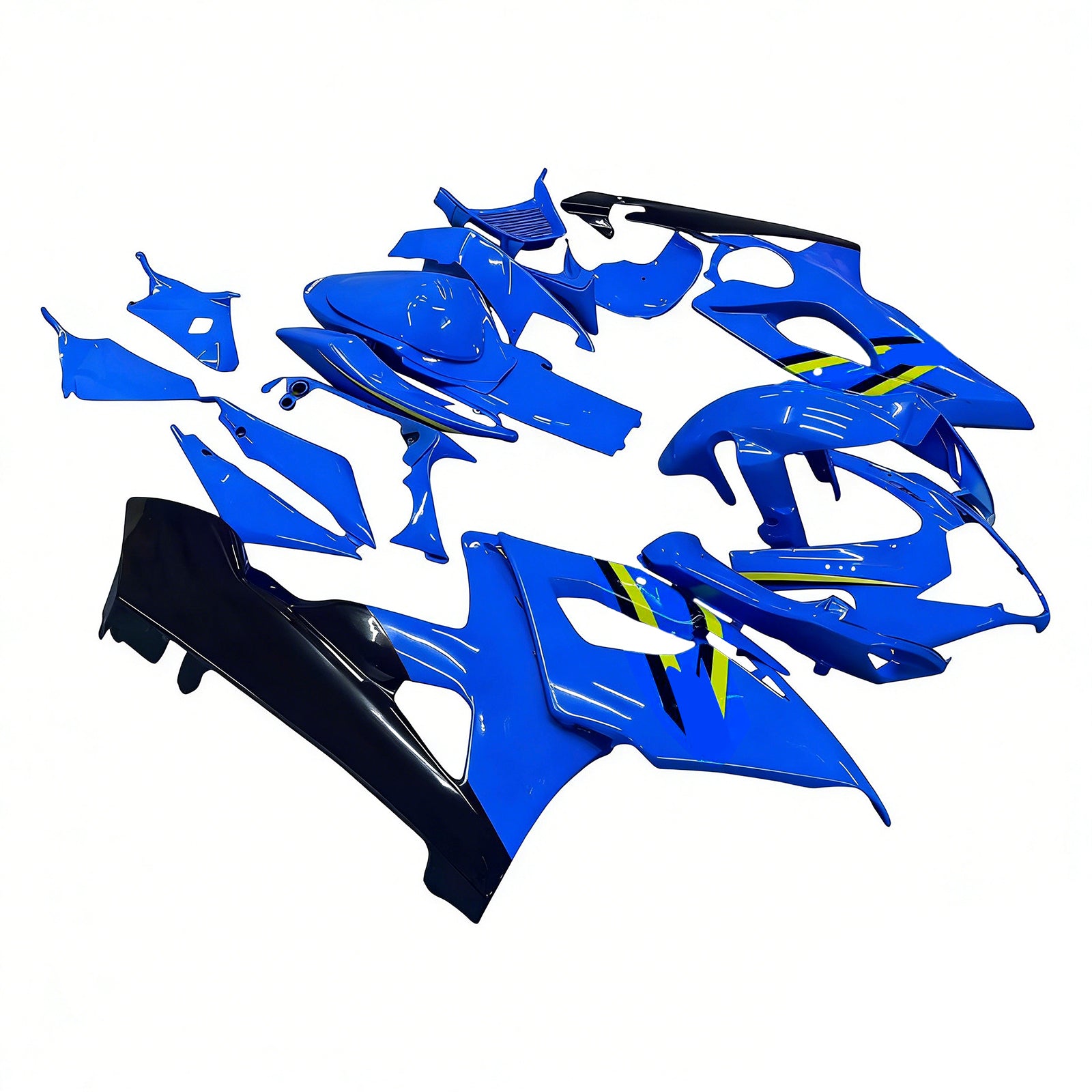Amotopart 2005-2006 Suzuki GSXR1000 Blue Black Fairing Kit