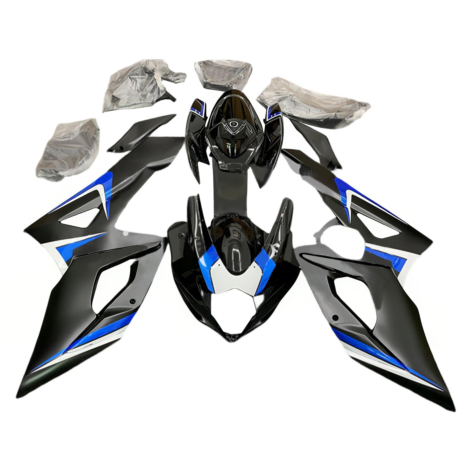 Amotopart 2005-2006 Suzuki GSXR1000 K5 Blue & Black Fairing Kit
