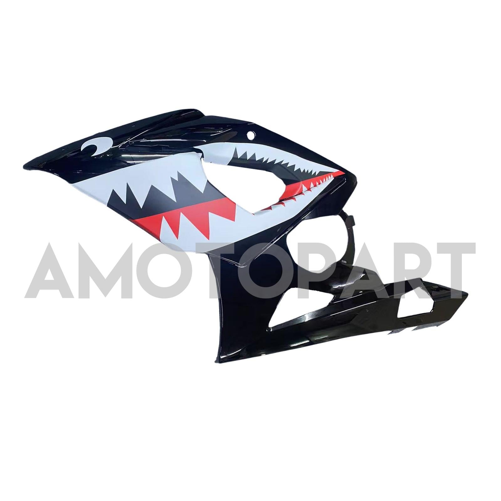 Amotopart 2005-2006 Suzuki GSXR1000 K5 Black Shark Teeth Fairing Kit