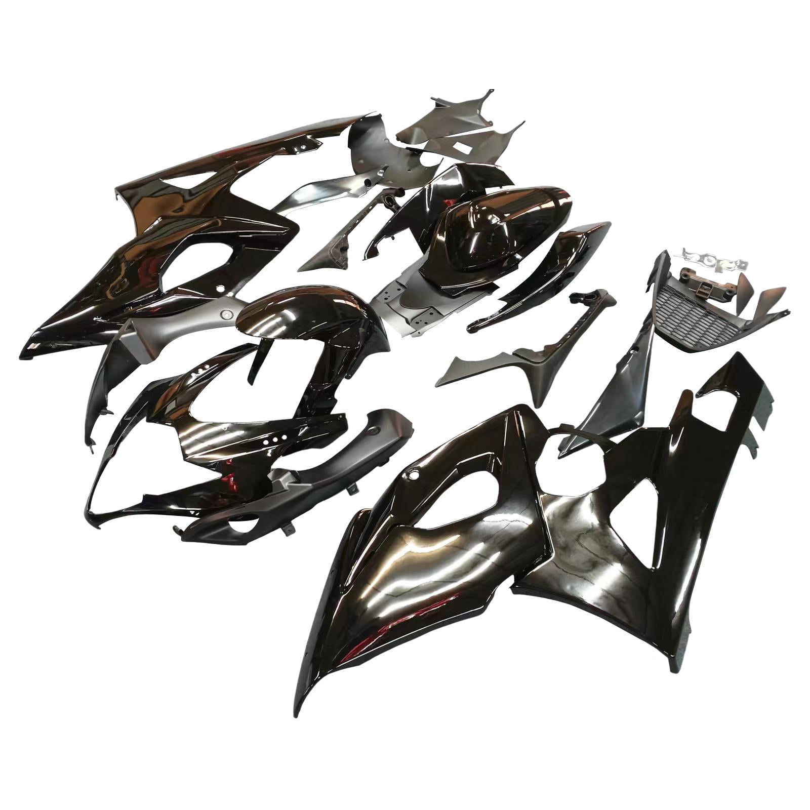 Amotopart 2005-2006 Suzuki GSXR1000 Fairing blank svart sett