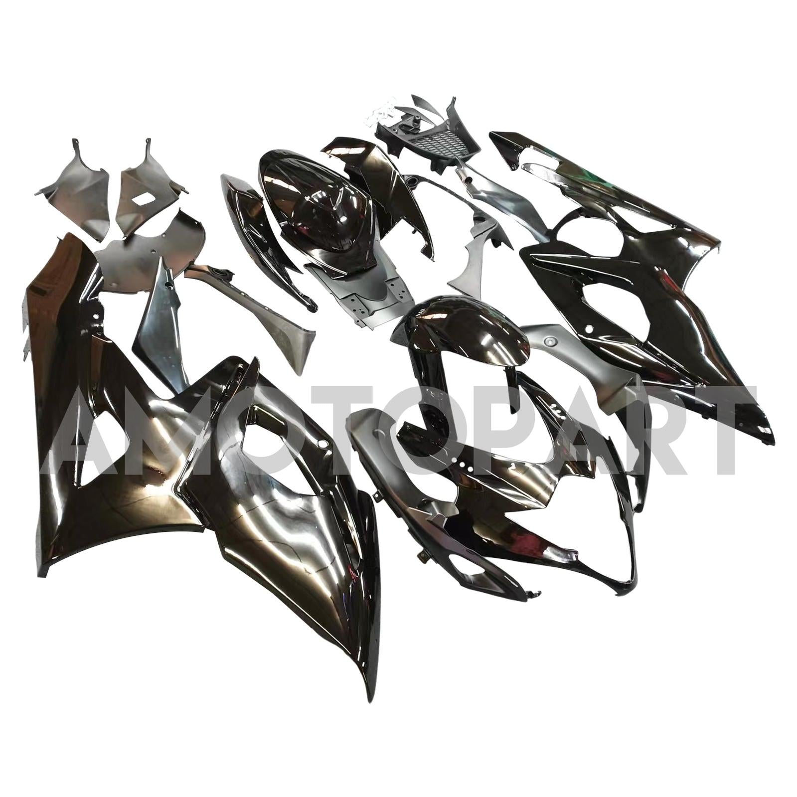 Amotopart 2005-2006 Suzuki GSXR1000 Fairing Glossy Black Kit