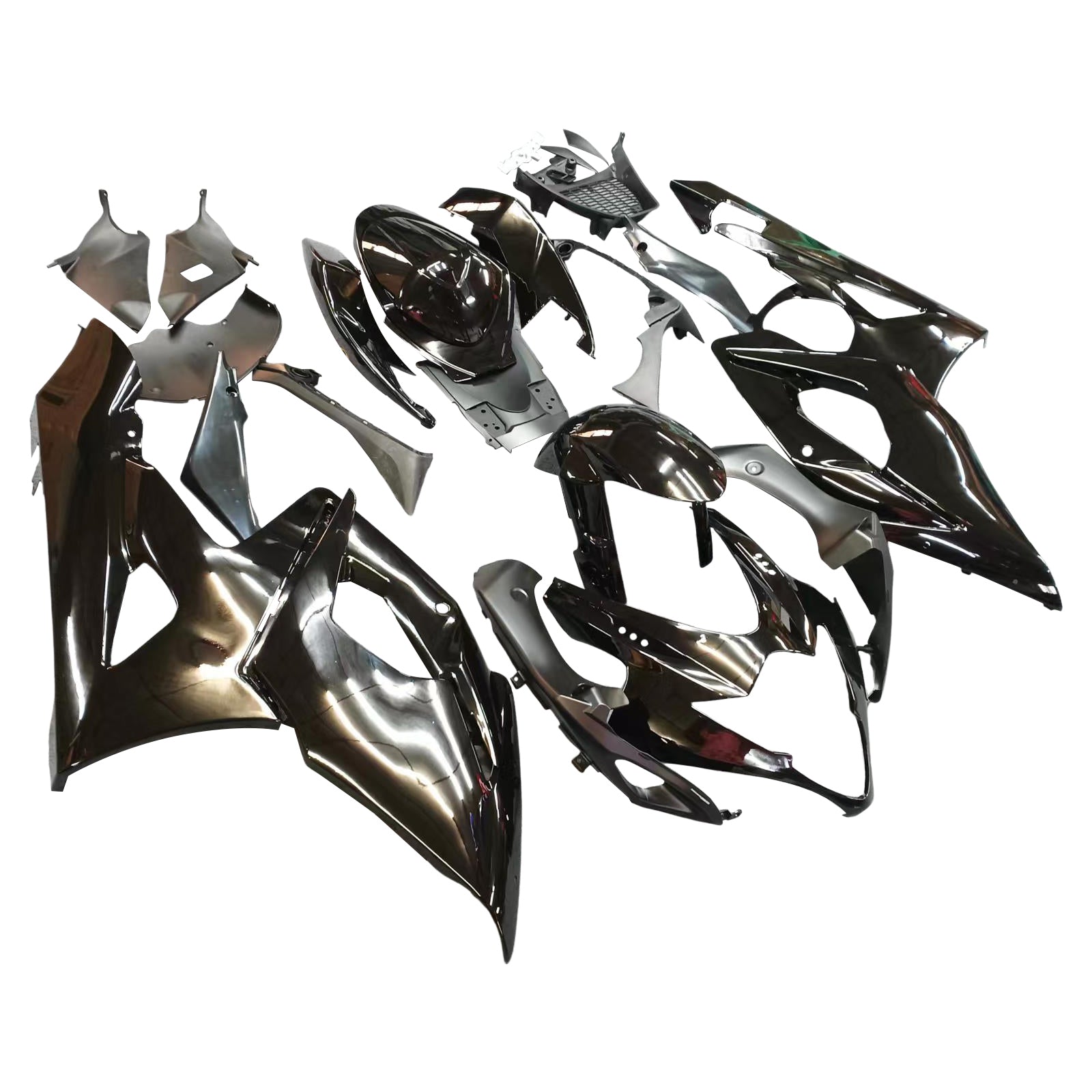 Amotopart 2005-2006 Suzuki GSXR1000 Fairing blank svart sett