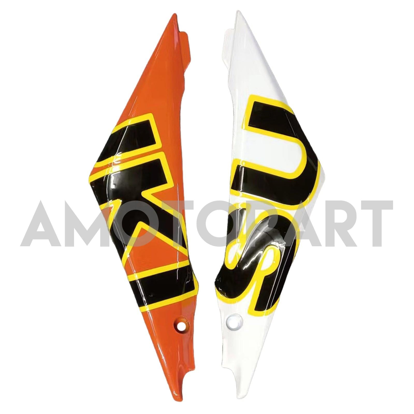Amotopart 2005-2006 Suzuki GSXR1000 Fairing Orange & White Kit