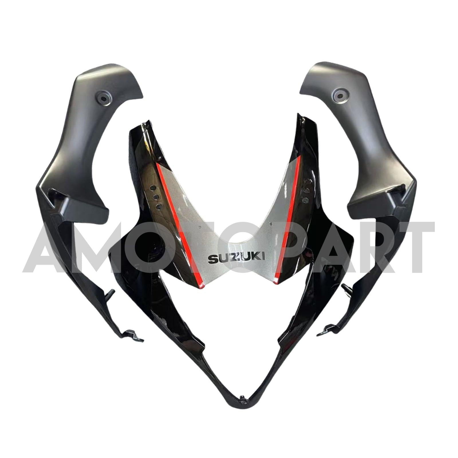 Amotopart 2005-2006 Suzuki GSXR1000 Fairing Black&Grey Kit